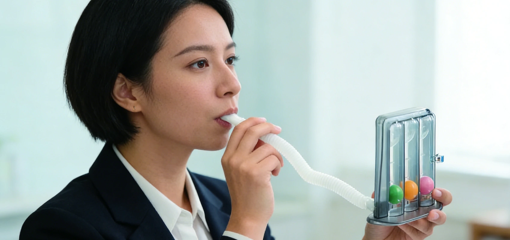 Hoe voer ik een incentive-spirometrietest uit?