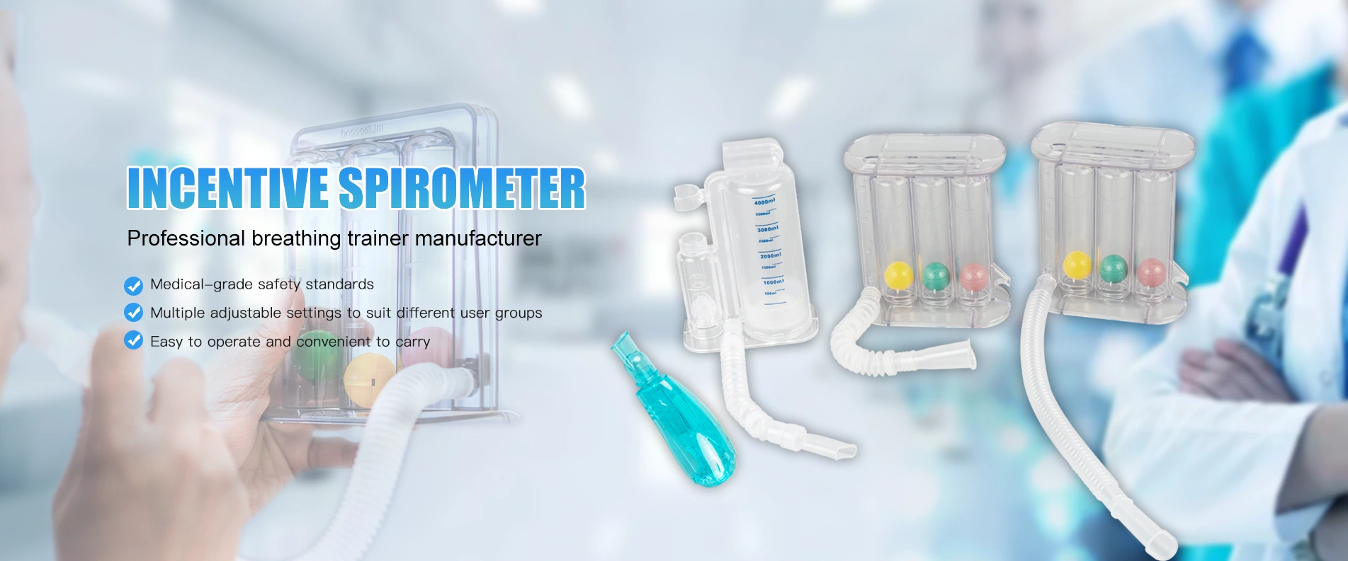 China Fabrikant van incentive-spirometers