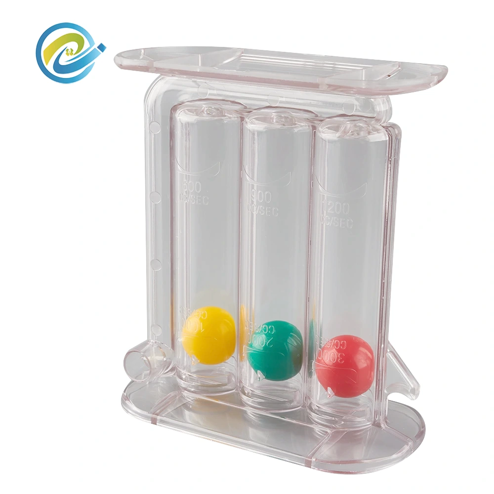 Spirometer met drie ballen